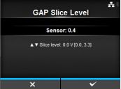 GAP Slice Level