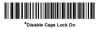 Disable Caps Lock On