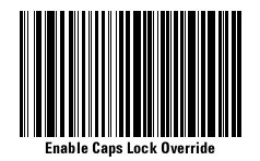 Enable Caps Lock Override